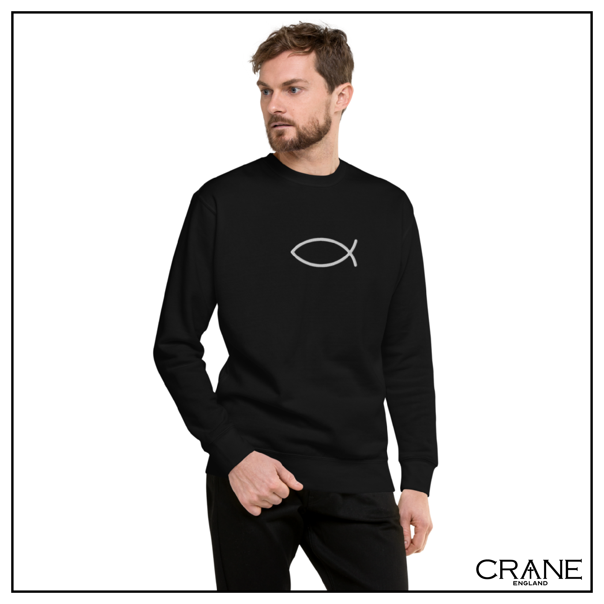 Ichthys Embroidered Sweatshirt