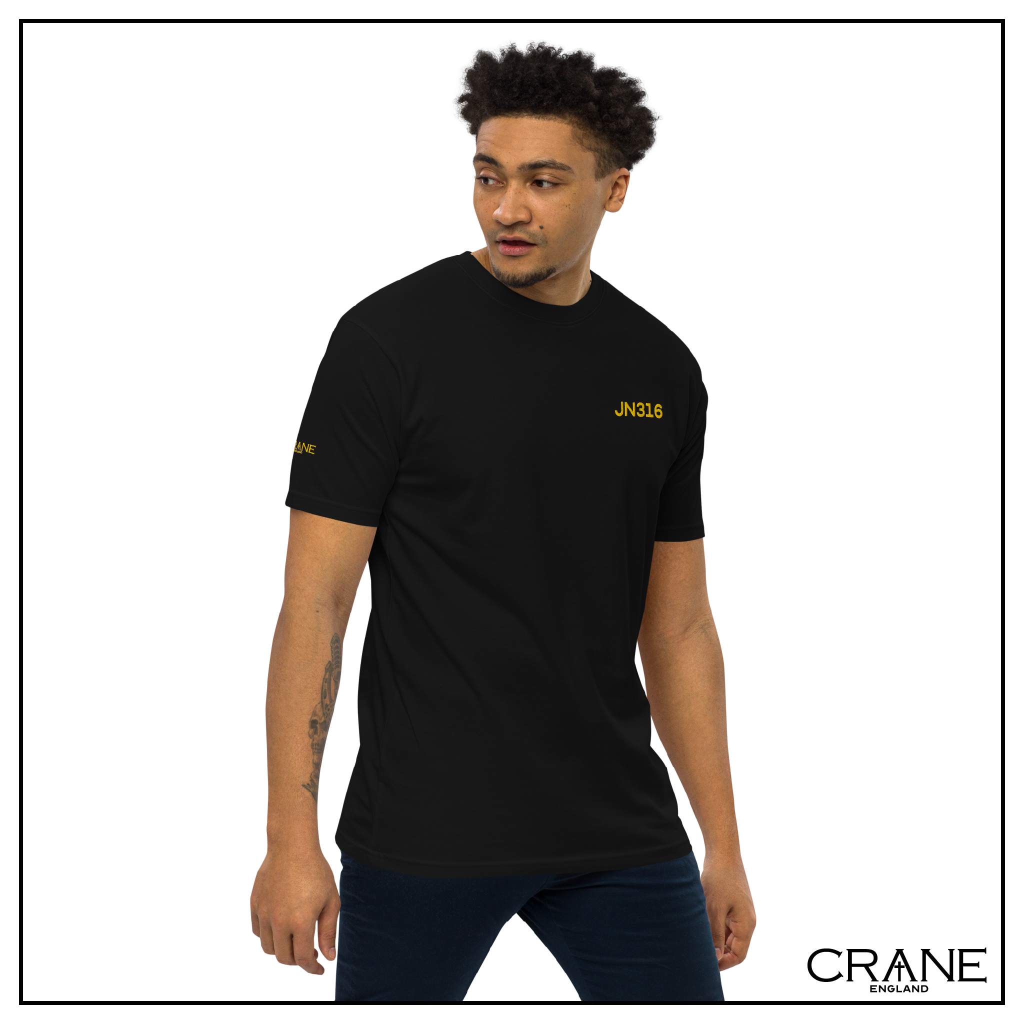 JN316 Men’s Embroidered Verse Shirt