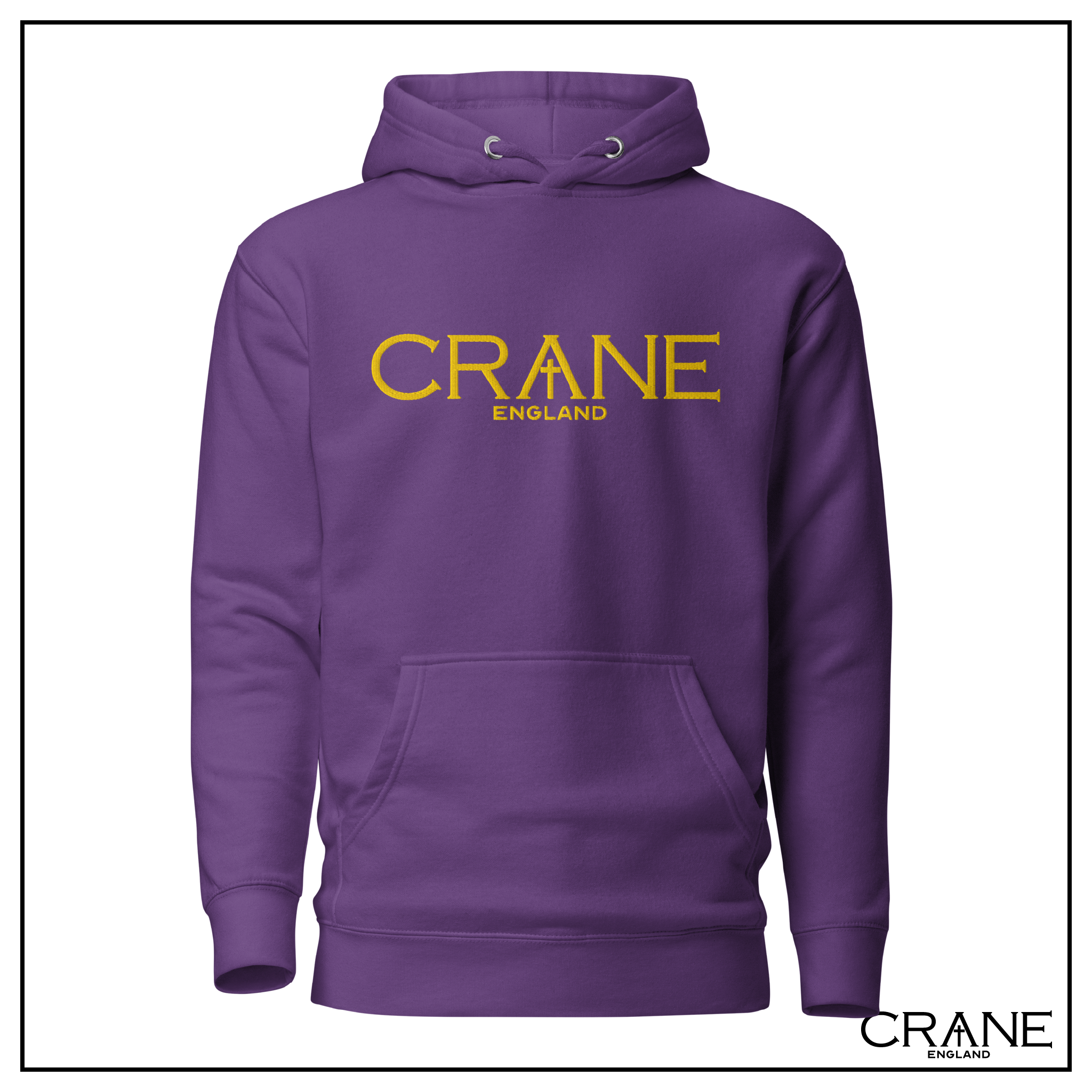 Crane Logo Embroidered Hoodie