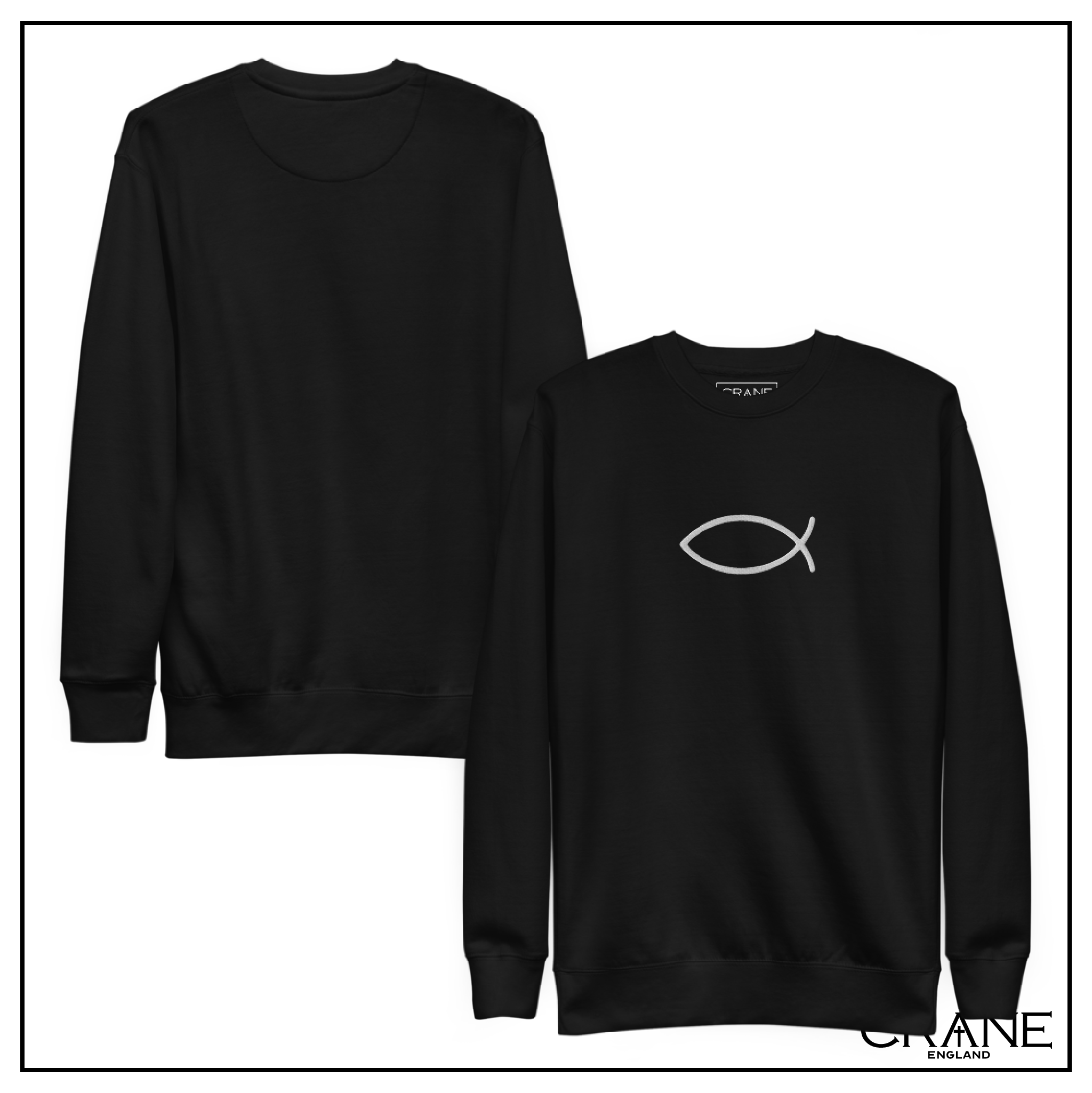 Ichthys Embroidered Sweatshirt