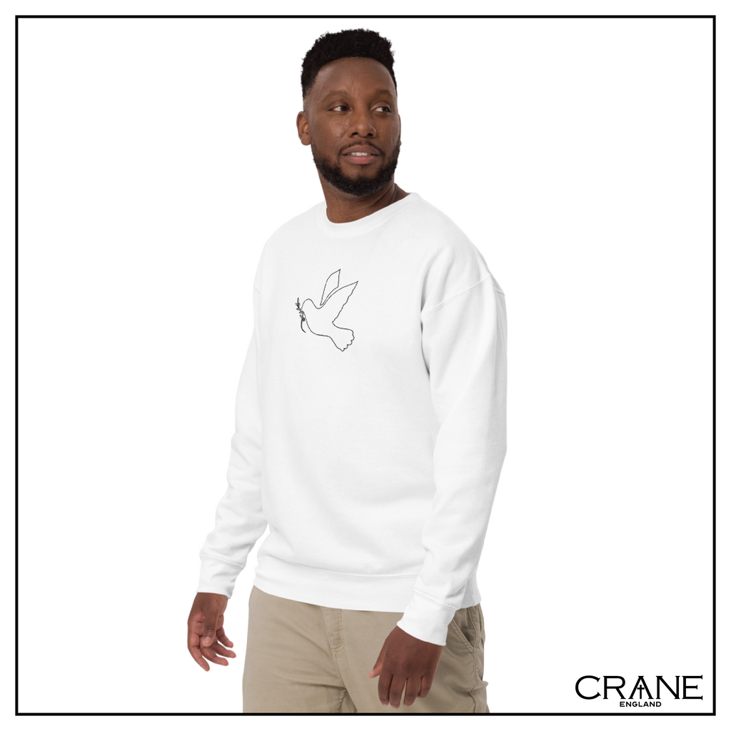 Dove of Peace Embroidered Sweatshirt