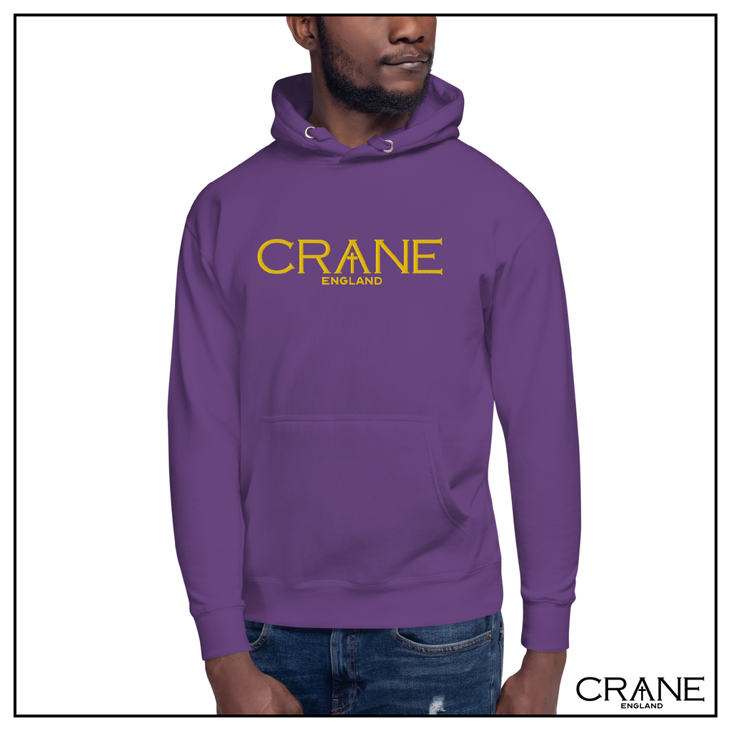 Crane Logo Embroidered Hoodie