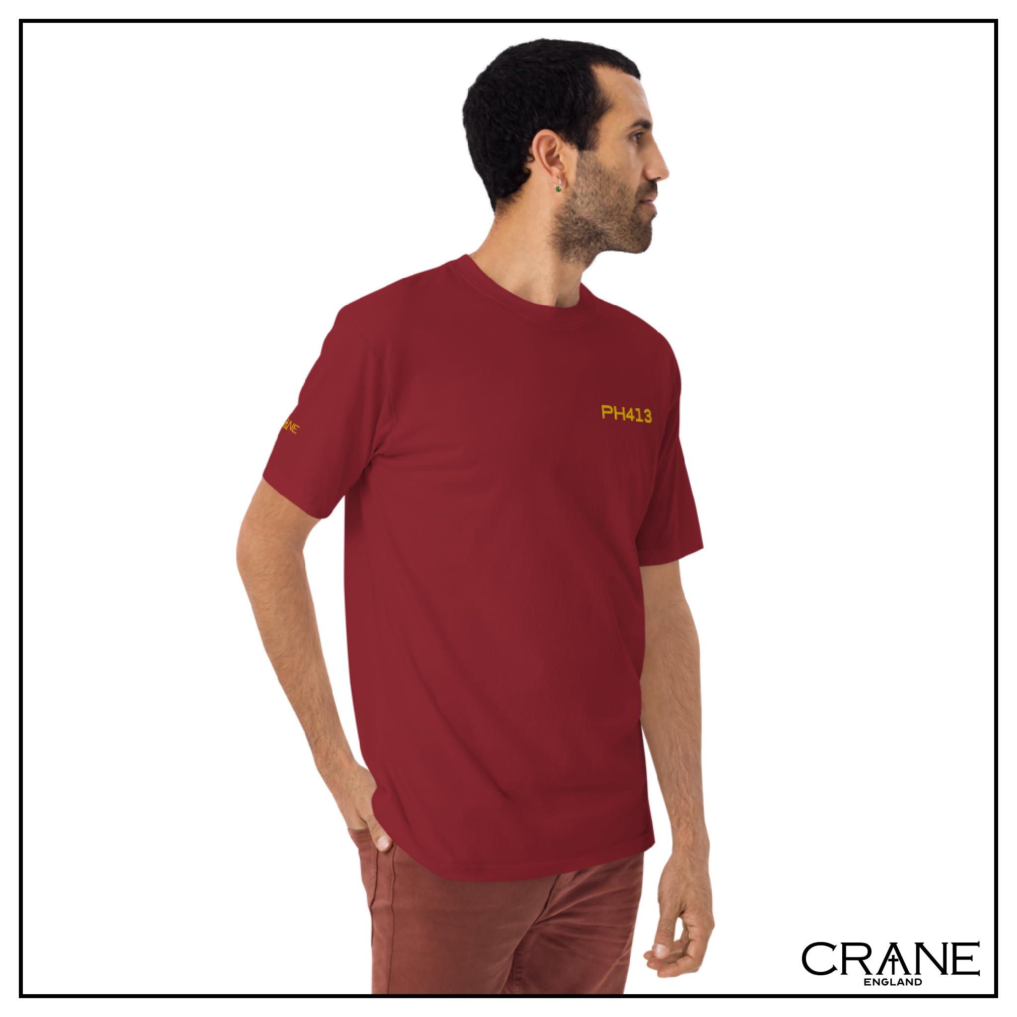 PH413 Men’s Embroidered Verse Shirt