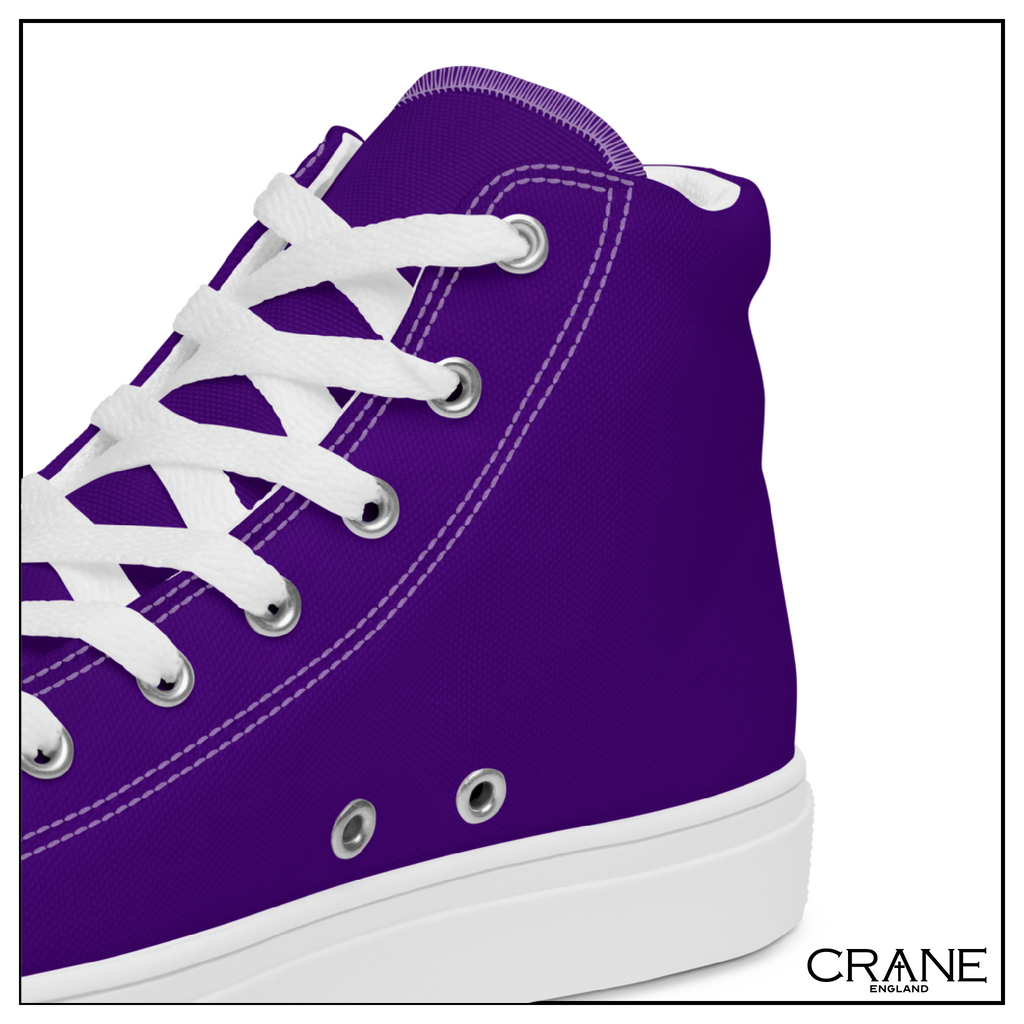 Women’s High Top Canvas Sneakers – Indigo