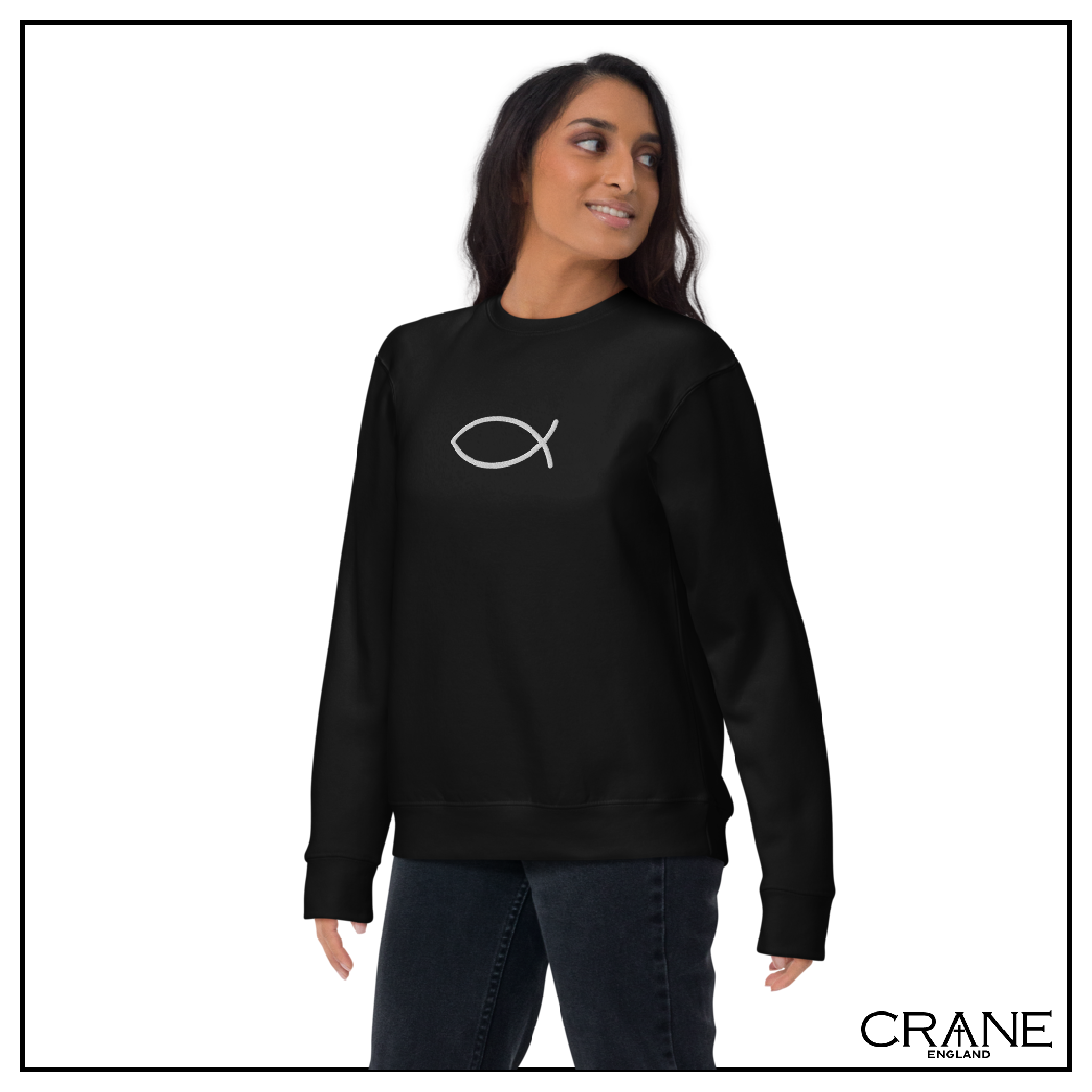 Women's Ichthys Embroidered Sweatshirt