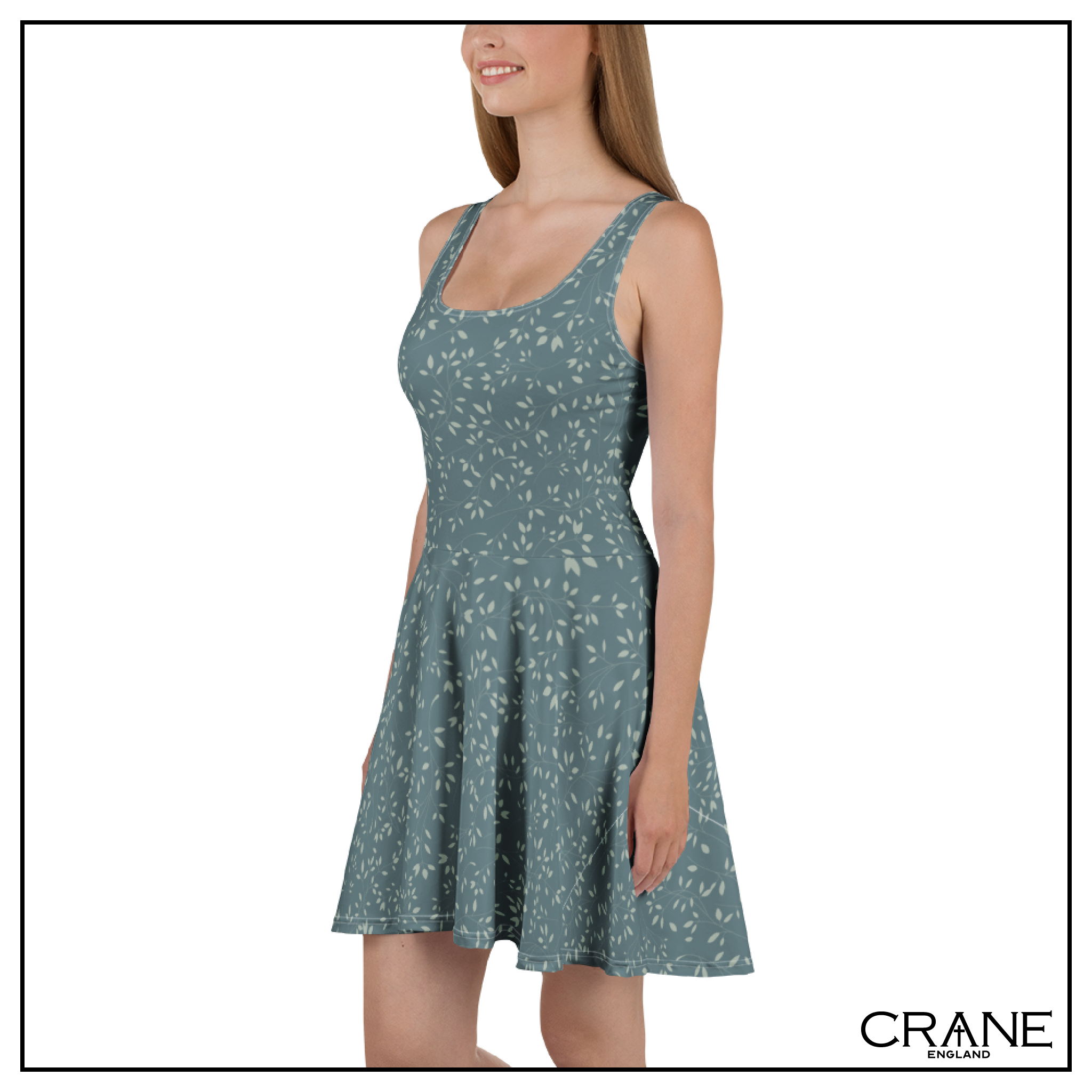 Vine of Eden Dress — Sage Mist