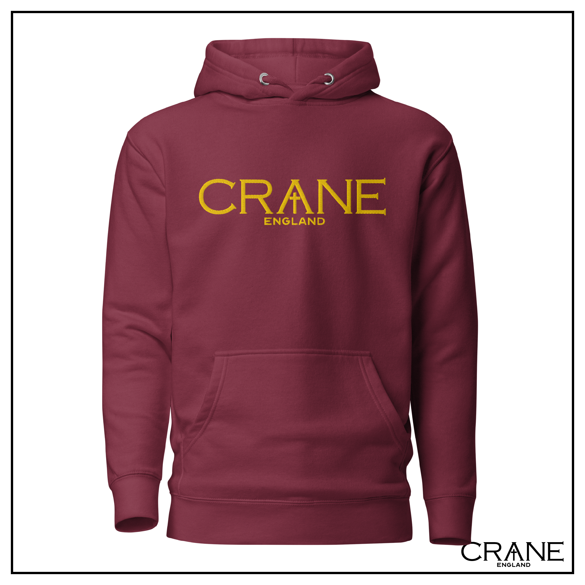 Crane Logo Embroidered Hoodie
