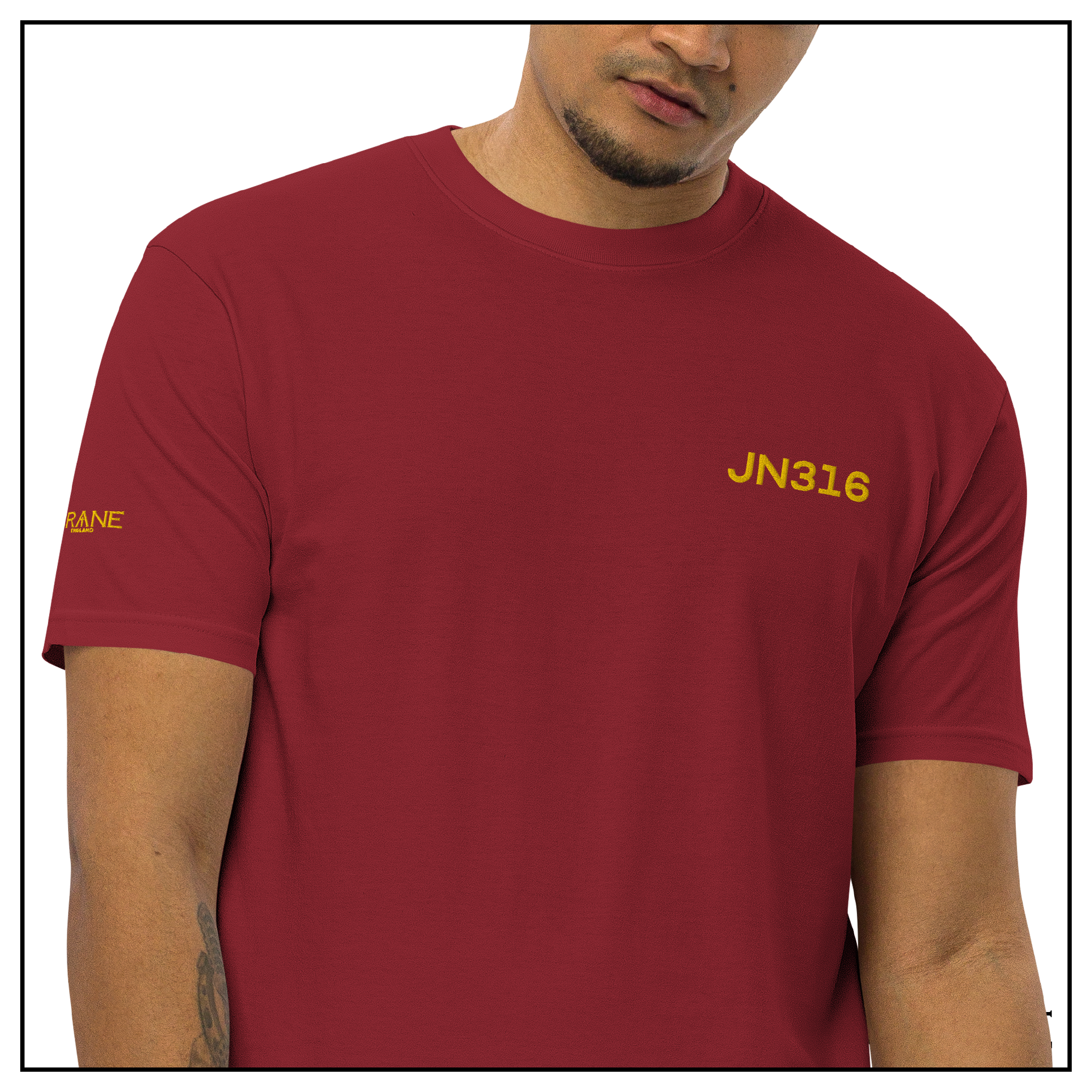 JN316 Men’s Embroidered Verse Shirt