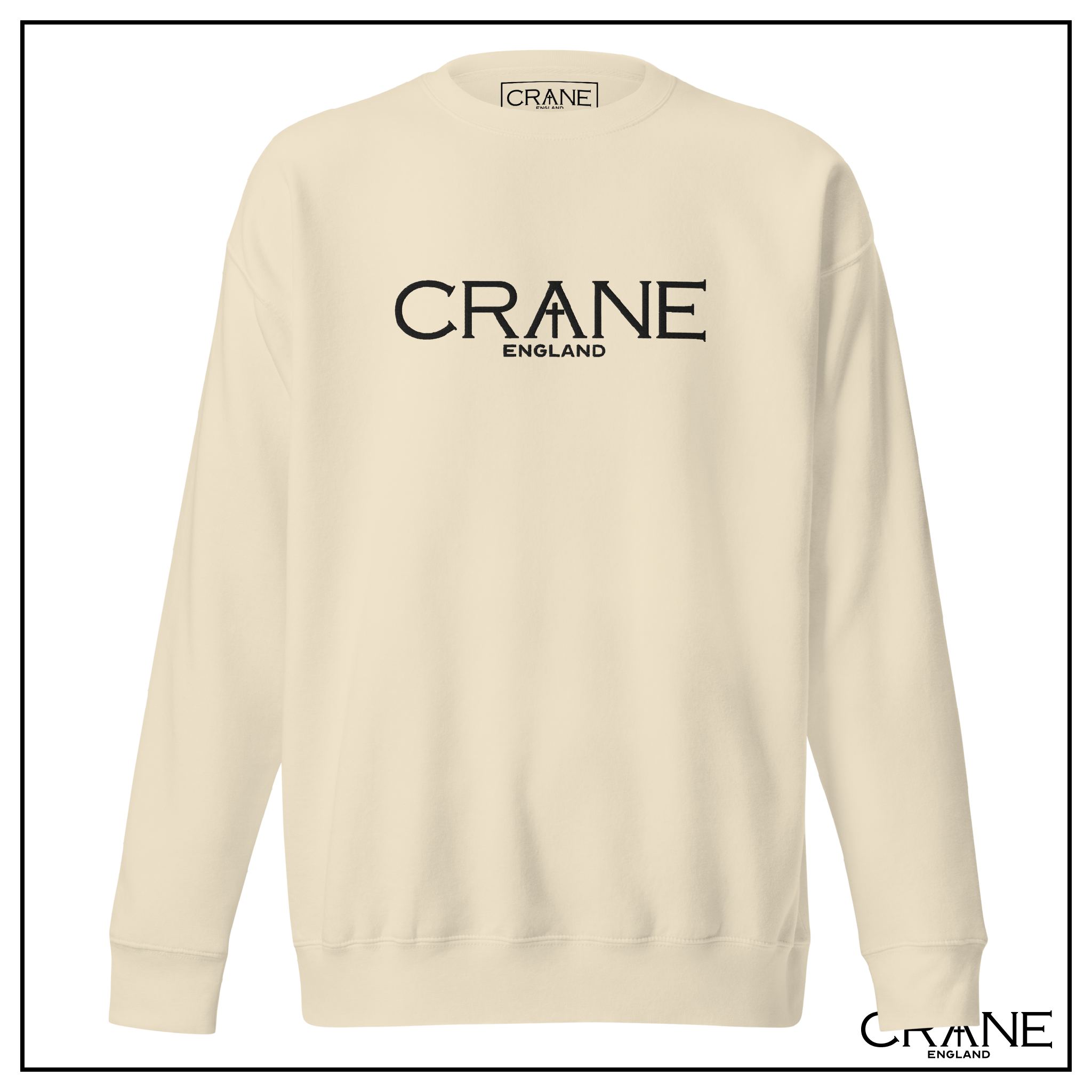 Crane Logo Embroidered Sweatshirt (light)