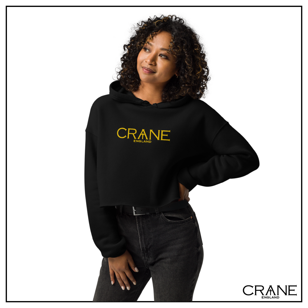 Women’s Embroidered Cropped Hoodie
