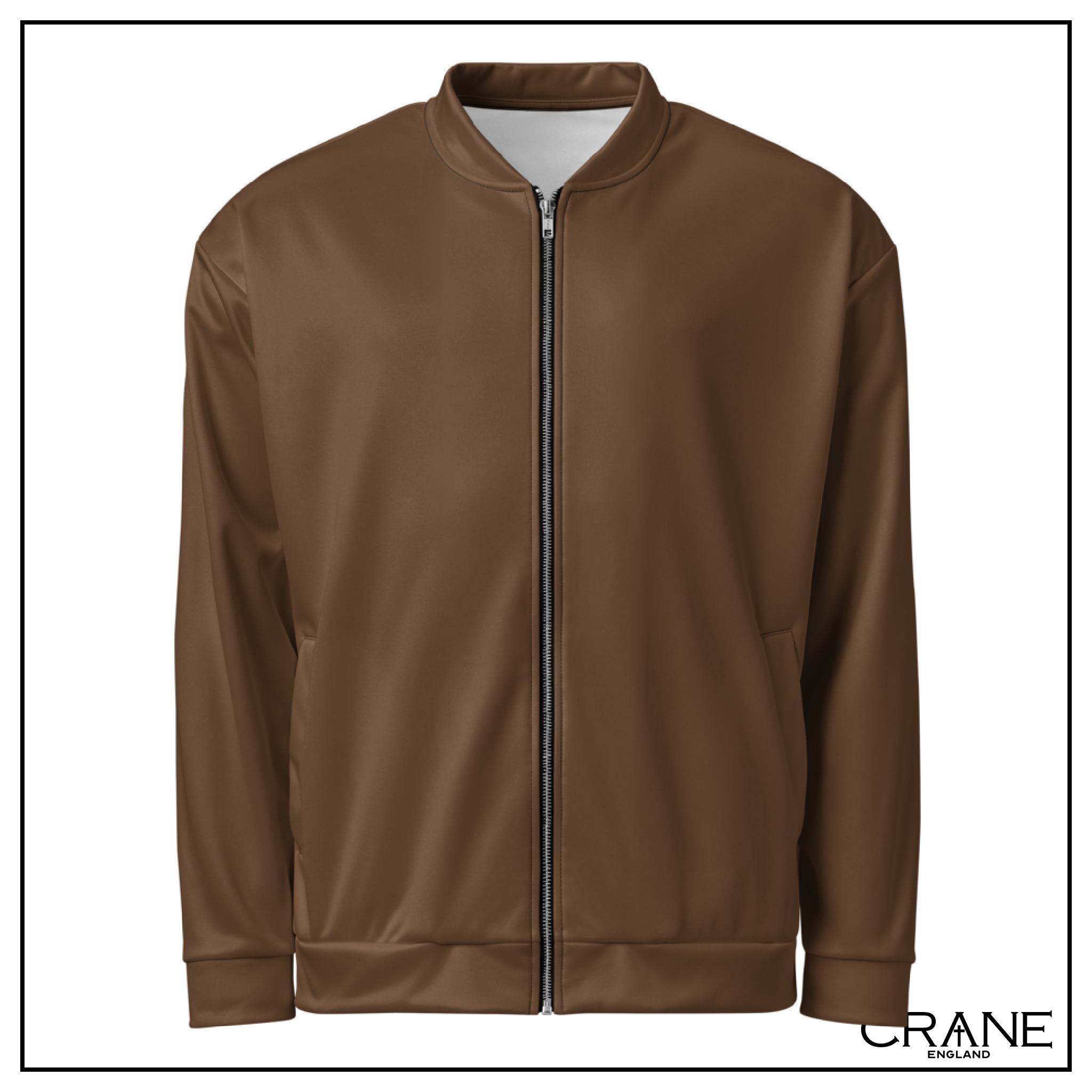 Classic Unisex Bomber Jacket - Brown