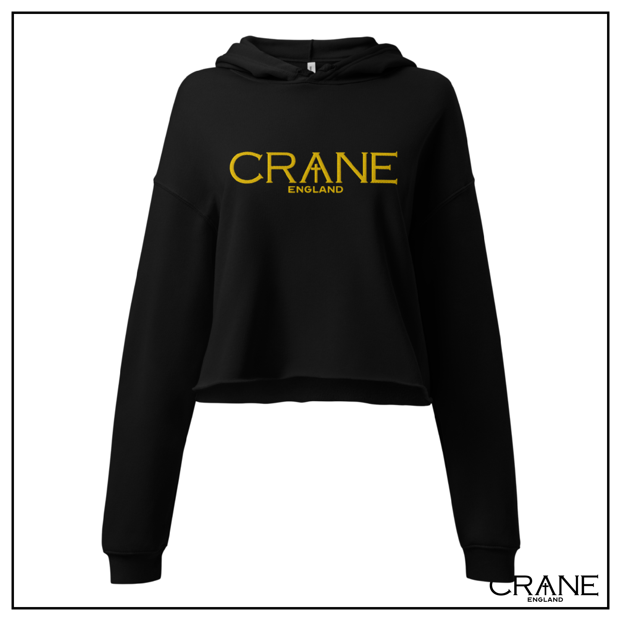 Women’s Embroidered Cropped Hoodie