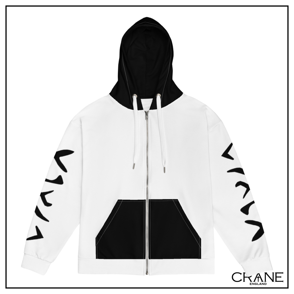 Men's Aramaic Sleeves Zip Hoodie