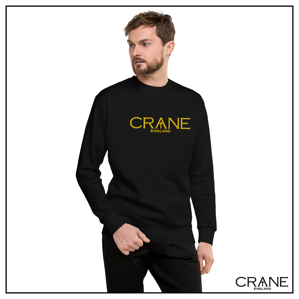 Crane Logo Embroidered Sweatshirt