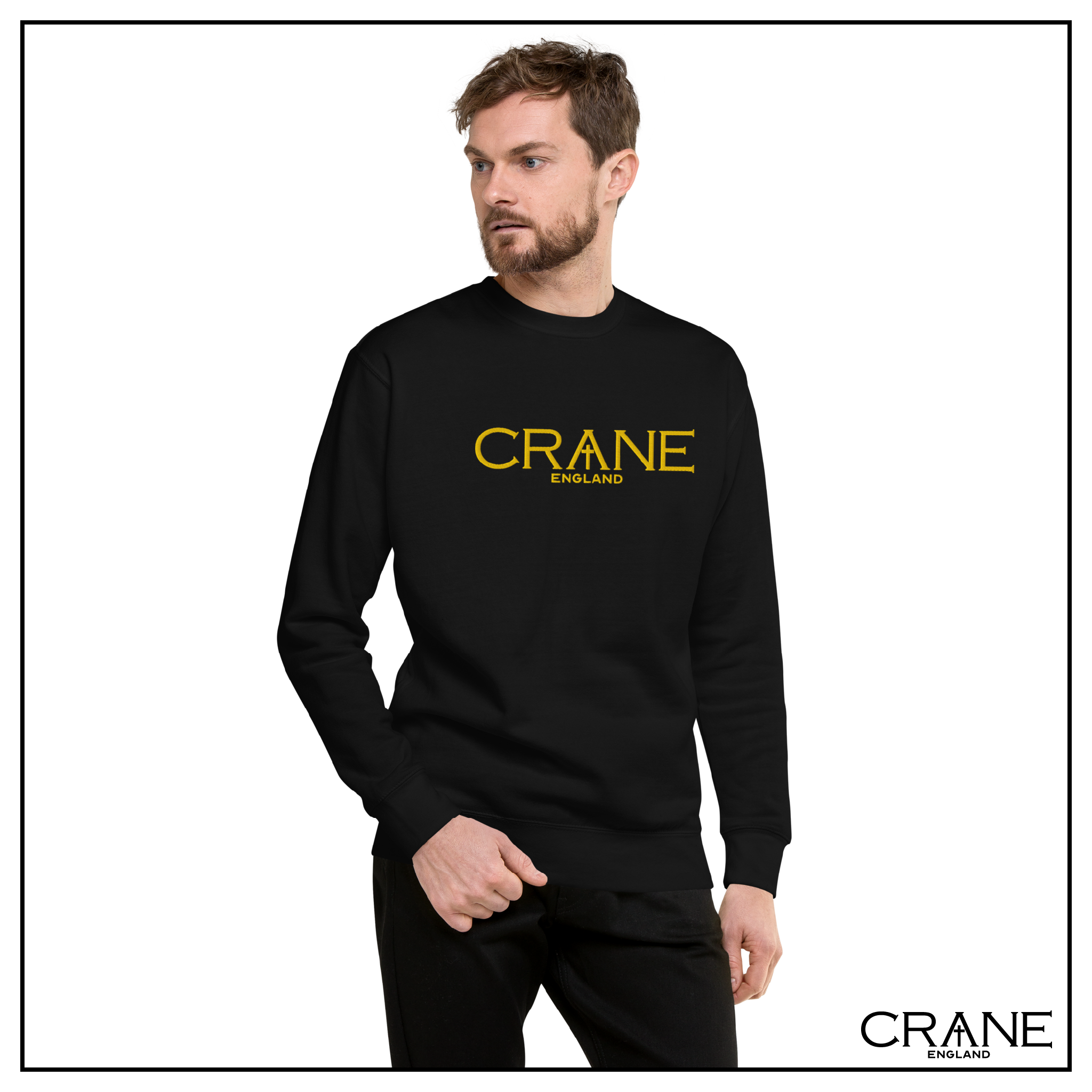 Crane Logo Embroidered Sweatshirt