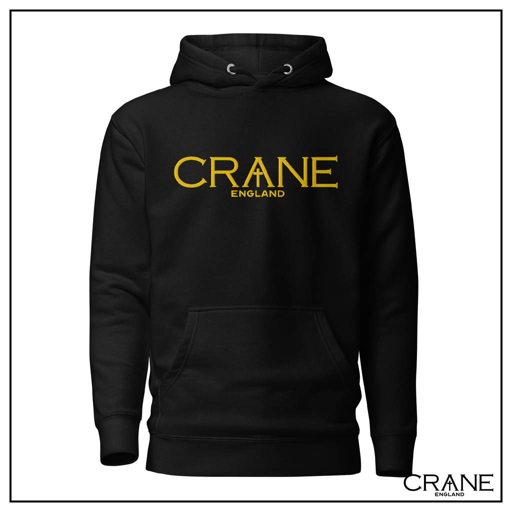 Crane Logo Embroidered Hoodie