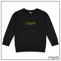 Kids Embroidered Fleece Sweatshirt —  Black, Navy and Red
