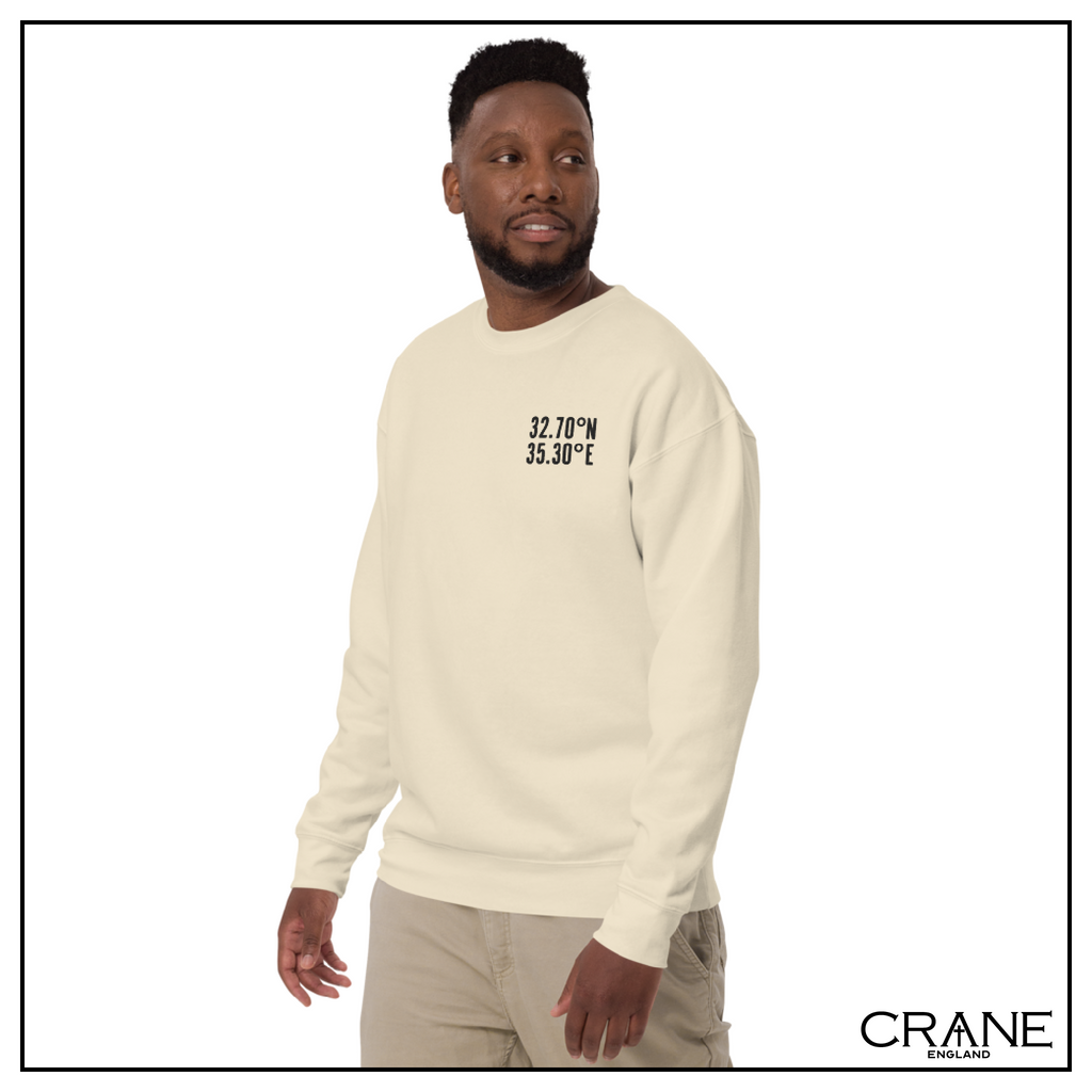 Nazareth Coordinates Embroidered Sweatshirt