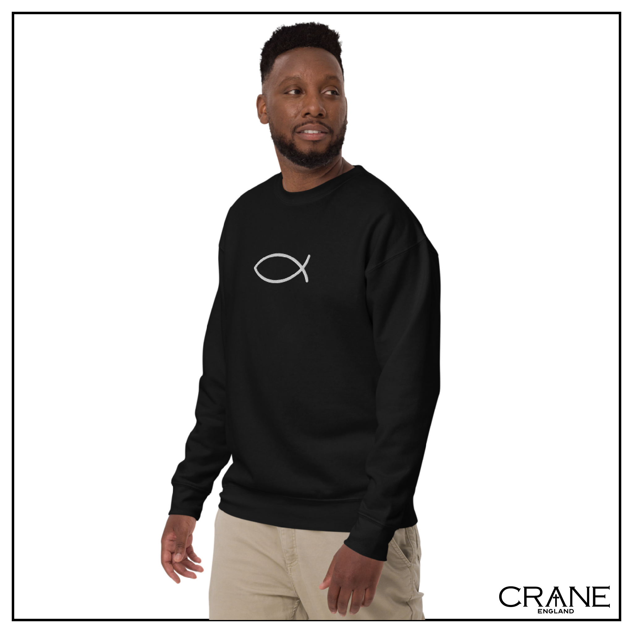 Ichthys Embroidered Sweatshirt