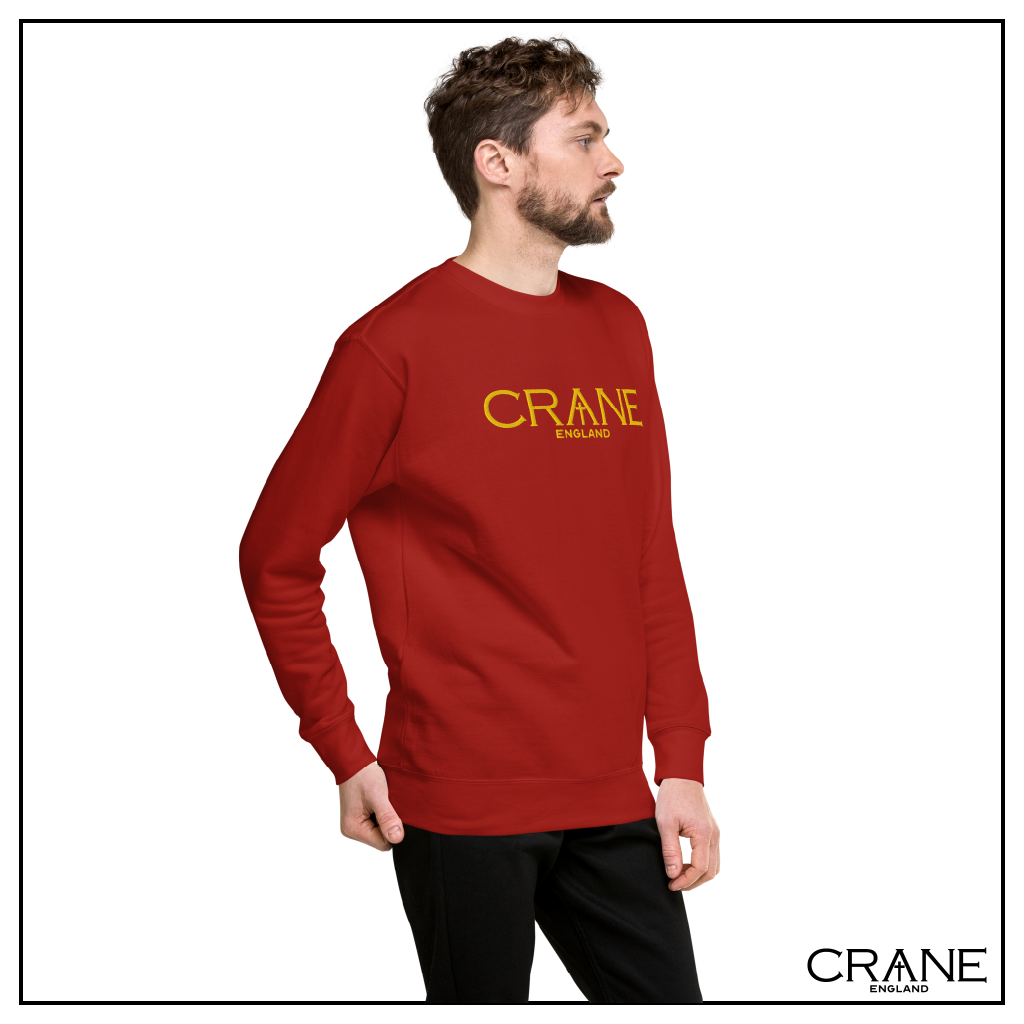 Crane Logo Embroidered Sweatshirt