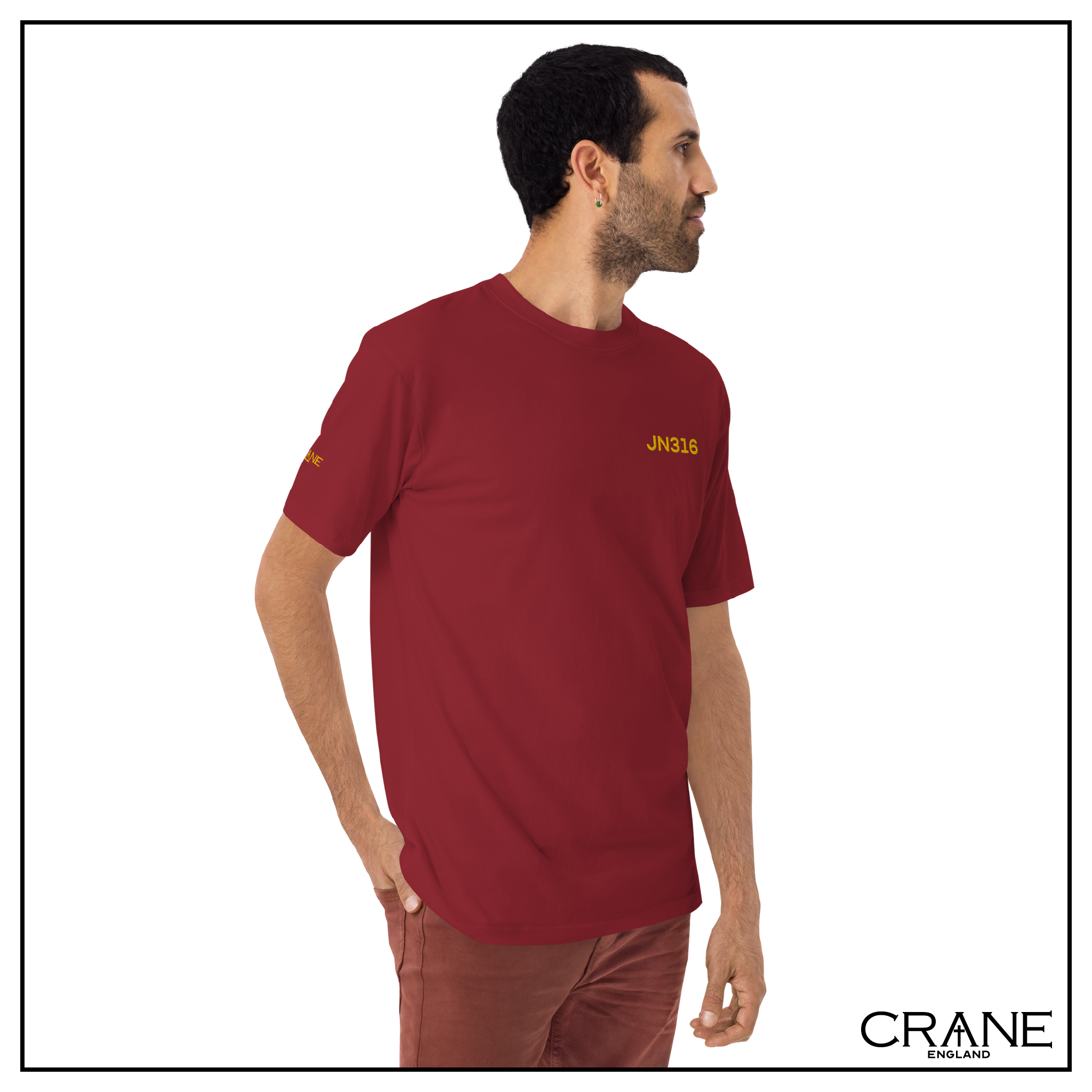 JN316 Men’s Embroidered Verse Shirt