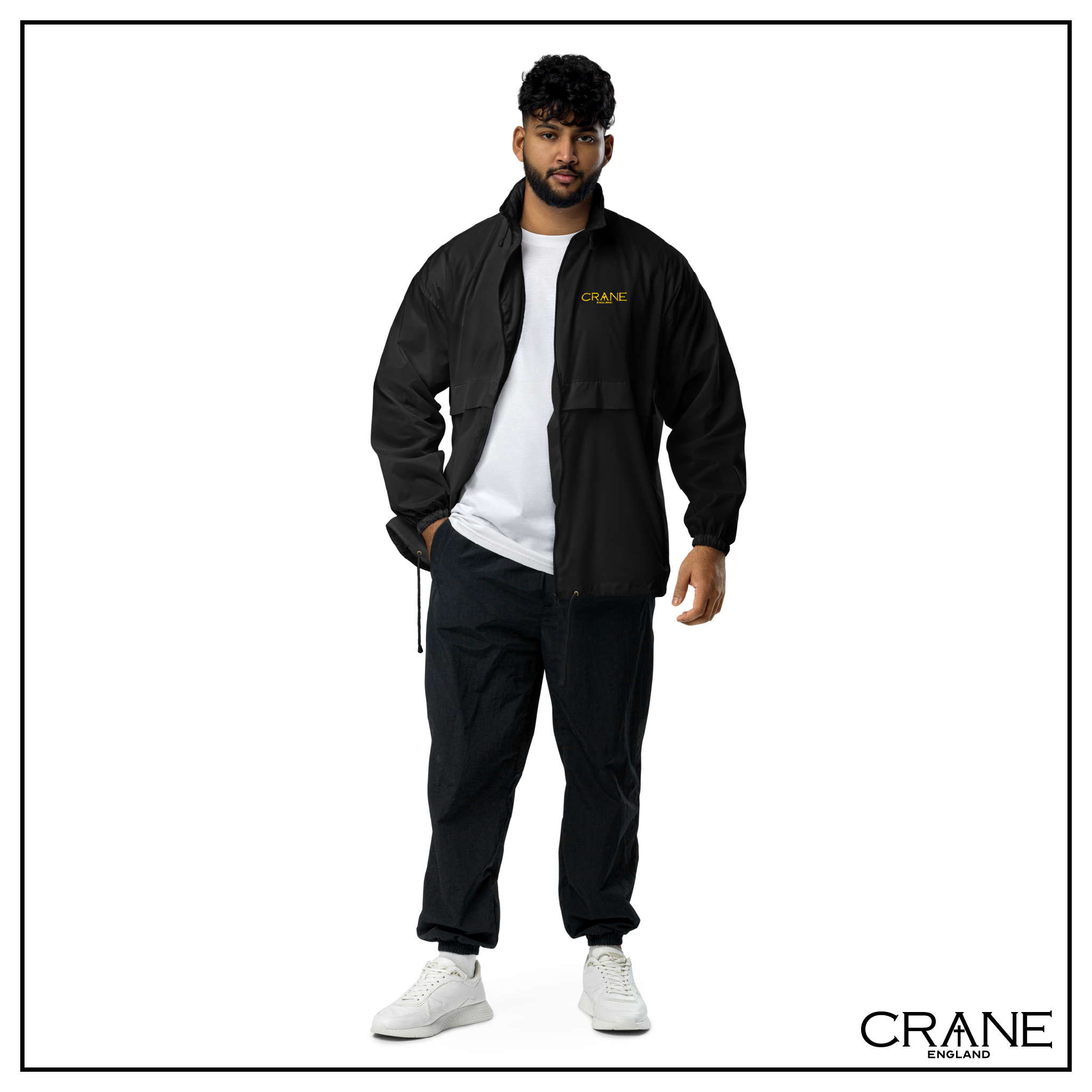 Men's Embroidered Windbreaker