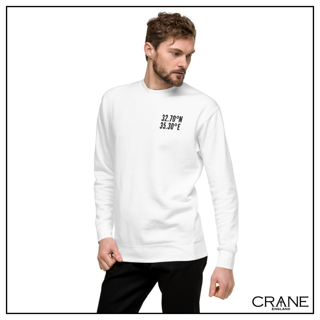 Nazareth Coordinates Embroidered Sweatshirt