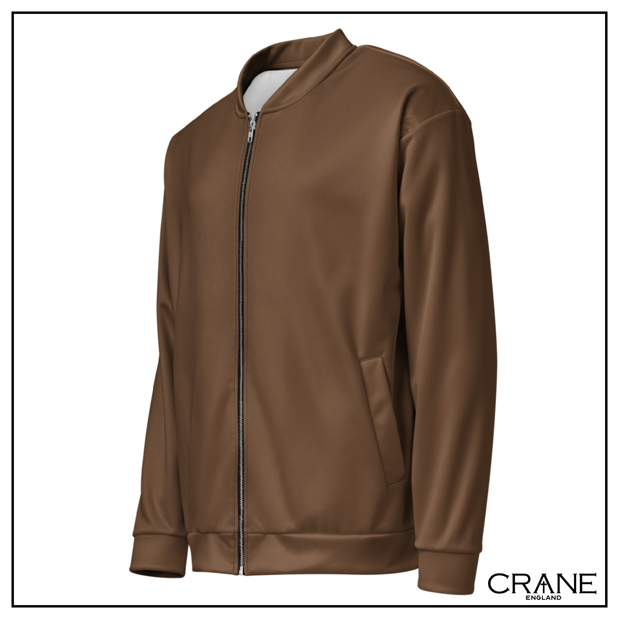 Classic Unisex Bomber Jacket - Brown