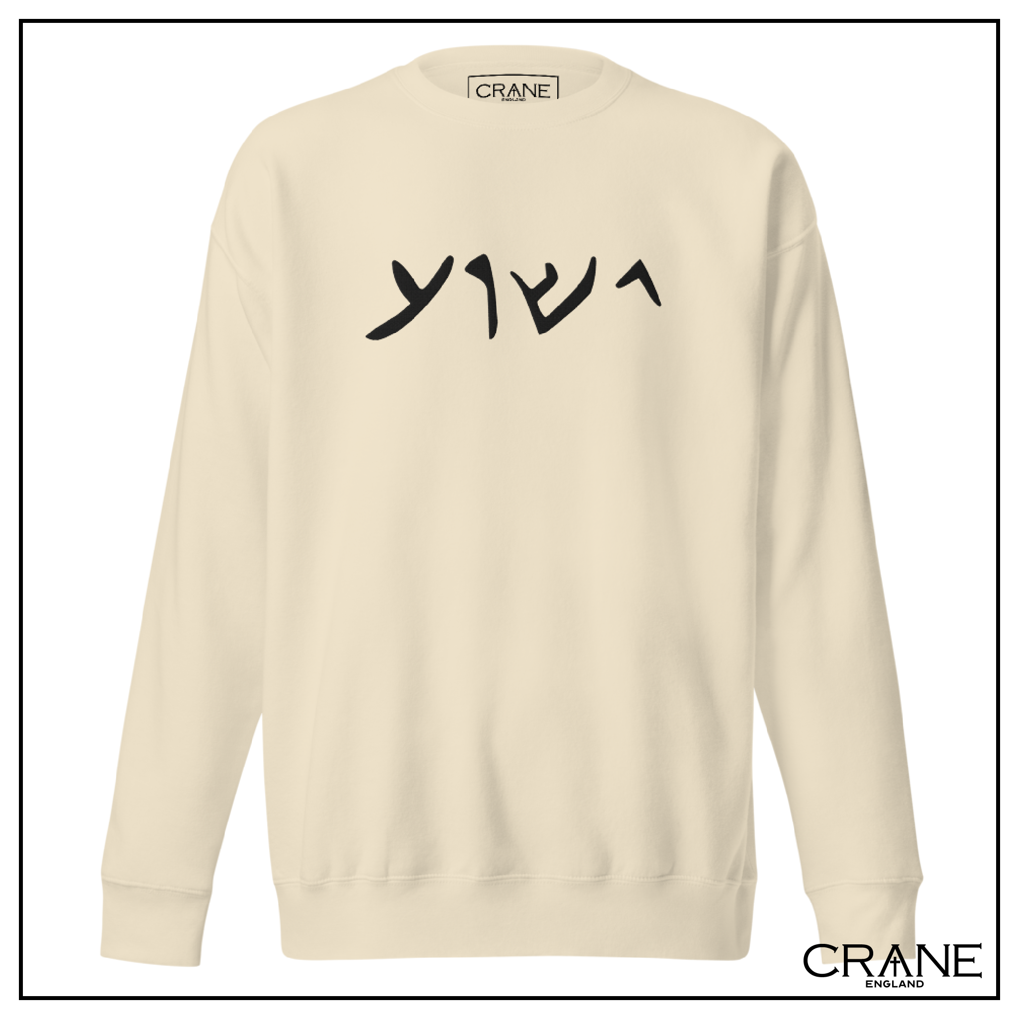 Women's Aramaic Embroidered Sweatshirt (light)